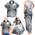 Carlton Blues NAIDOC Week 2026 Family Matching Tank Maxi Dress and Hawaiian Shirt Australian Aboriginal Dot Art Dreamtime Pattern Style