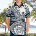 Carlton Blues NAIDOC Week 2026 Hawaiian Shirt Australian Aboriginal Dot Art Dreamtime Pattern Style