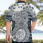Carlton Blues NAIDOC Week 2026 Hawaiian Shirt Australian Aboriginal Dot Art Dreamtime Pattern Style