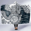 Carlton Blues NAIDOC Week 2026 Hooded Blanket Australian Aboriginal Dot Art Dreamtime Pattern Style