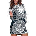 Carlton Blues NAIDOC Week 2026 Hoodie Dress Australian Aboriginal Dot Art Dreamtime Pattern Style