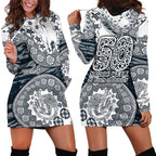 Carlton Blues NAIDOC Week 2026 Hoodie Dress Australian Aboriginal Dot Art Dreamtime Pattern Style