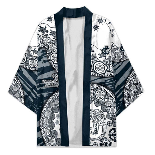 Carlton Blues NAIDOC Week 2026 Kimono Australian Aboriginal Dot Art Dreamtime Pattern Style