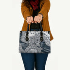 Carlton Blues NAIDOC Week 2026 Leather Bag Australian Aboriginal Dot Art Dreamtime Pattern Style