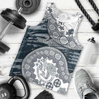 Carlton Blues NAIDOC Week 2026 Men Tank Top Australian Aboriginal Dot Art Dreamtime Pattern Style
