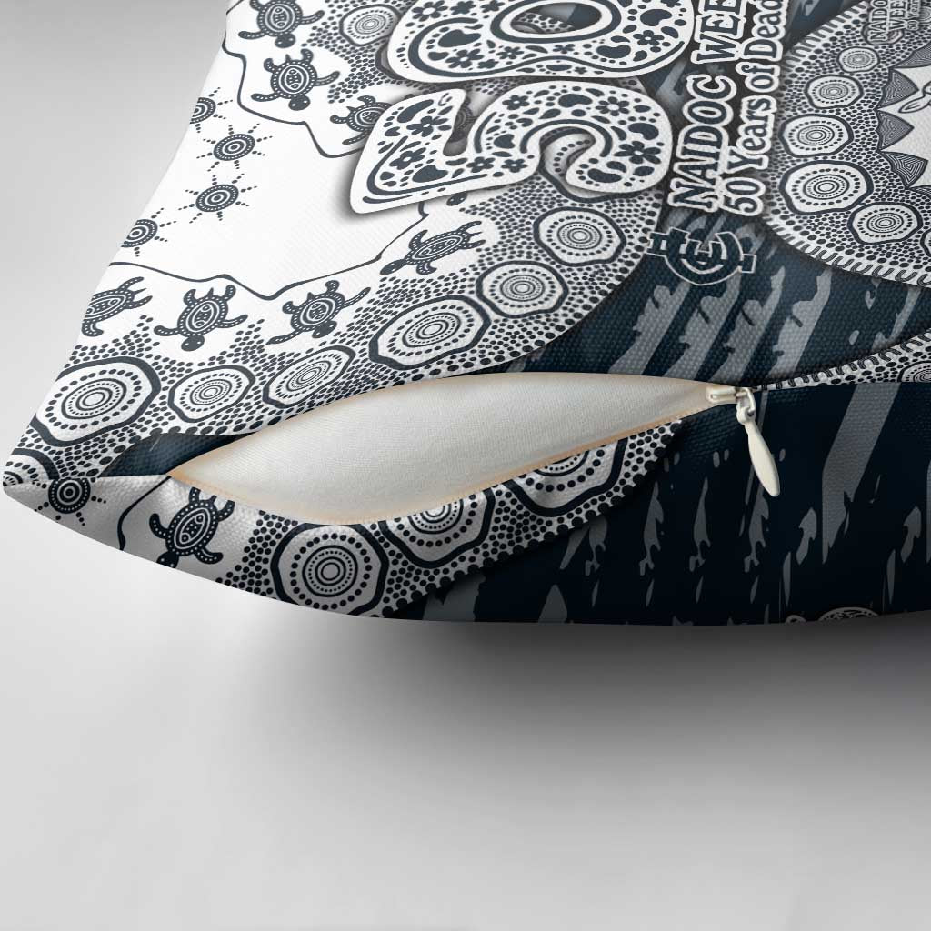 Carlton Blues NAIDOC Week 2026 Pillow Cover Australian Aboriginal Dot Art Dreamtime Pattern Style