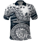 Carlton Blues NAIDOC Week 2026 Polo Shirt Australian Aboriginal Dot Art Dreamtime Pattern Style