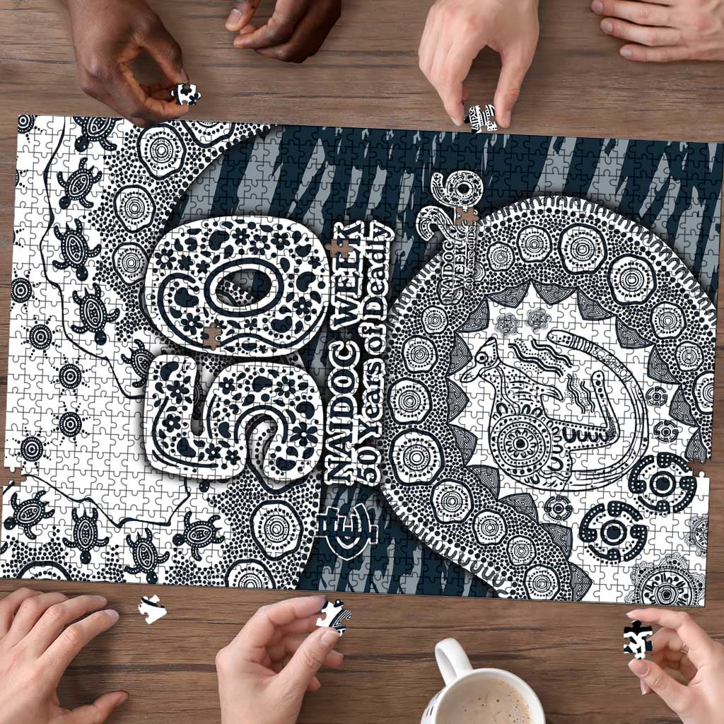 Carlton Blues NAIDOC Week 2026 Puzzle Australian Aboriginal Dot Art Dreamtime Pattern Style