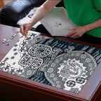 Carlton Blues NAIDOC Week 2026 Puzzle Australian Aboriginal Dot Art Dreamtime Pattern Style