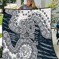 Carlton Blues NAIDOC Week 2026 Quilt Australian Aboriginal Dot Art Dreamtime Pattern Style