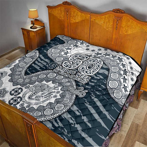 Carlton Blues NAIDOC Week 2026 Quilt Australian Aboriginal Dot Art Dreamtime Pattern Style