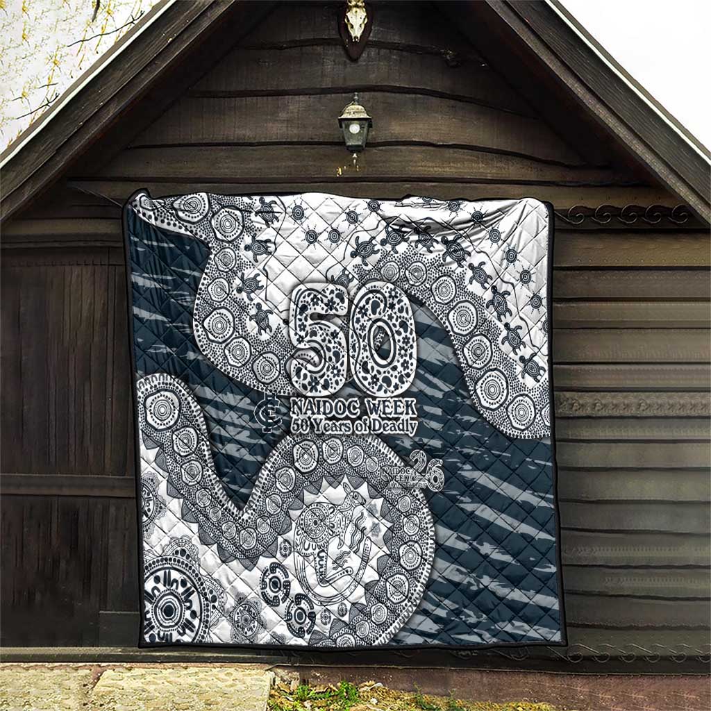 Carlton Blues NAIDOC Week 2026 Quilt Australian Aboriginal Dot Art Dreamtime Pattern Style