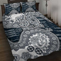 Carlton Blues NAIDOC Week 2026 Quilt Bed Set Australian Aboriginal Dot Art Dreamtime Pattern Style