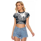 Carlton Blues NAIDOC Week 2026 Raglan Cropped T Shirt Australian Aboriginal Dot Art Dreamtime Pattern Style