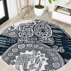 Carlton Blues NAIDOC Week 2026 Round Carpet Australian Aboriginal Dot Art Dreamtime Pattern Style