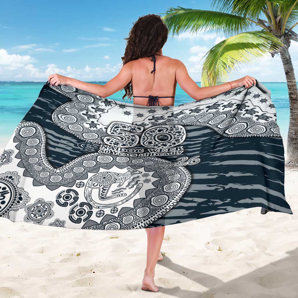 Carlton Blues NAIDOC Week 2026 Sarong Australian Aboriginal Dot Art Dreamtime Pattern Style