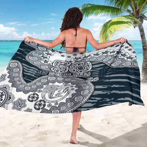 Carlton Blues NAIDOC Week 2026 Sarong Australian Aboriginal Dot Art Dreamtime Pattern Style