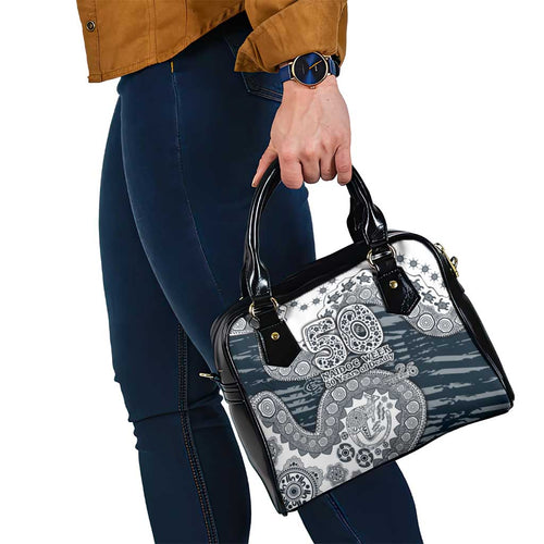 Carlton Blues NAIDOC Week 2026 Shoulder Handbag Australian Aboriginal Dot Art Dreamtime Pattern Style