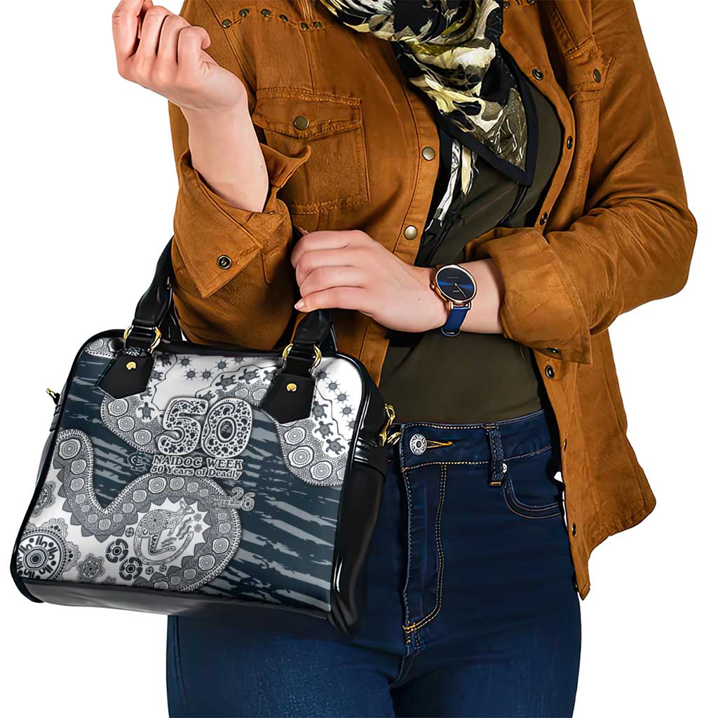 Carlton Blues NAIDOC Week 2026 Shoulder Handbag Australian Aboriginal Dot Art Dreamtime Pattern Style