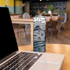 Carlton Blues NAIDOC Week 2026 Skinny Tumbler Australian Aboriginal Dot Art Dreamtime Pattern Style