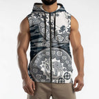 Carlton Blues NAIDOC Week 2026 Sleeveless Zip Hoodie Australian Aboriginal Dot Art Dreamtime Pattern Style