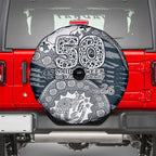 Carlton Blues NAIDOC Week 2026 Spare Tire Cover Australian Aboriginal Dot Art Dreamtime Pattern Style