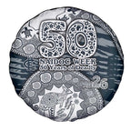 Carlton Blues NAIDOC Week 2026 Spare Tire Cover Australian Aboriginal Dot Art Dreamtime Pattern Style