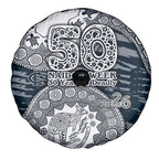 Carlton Blues NAIDOC Week 2026 Spare Tire Cover Australian Aboriginal Dot Art Dreamtime Pattern Style