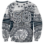 Carlton Blues NAIDOC Week 2026 Sweatshirt Australian Aboriginal Dot Art Dreamtime Pattern Style
