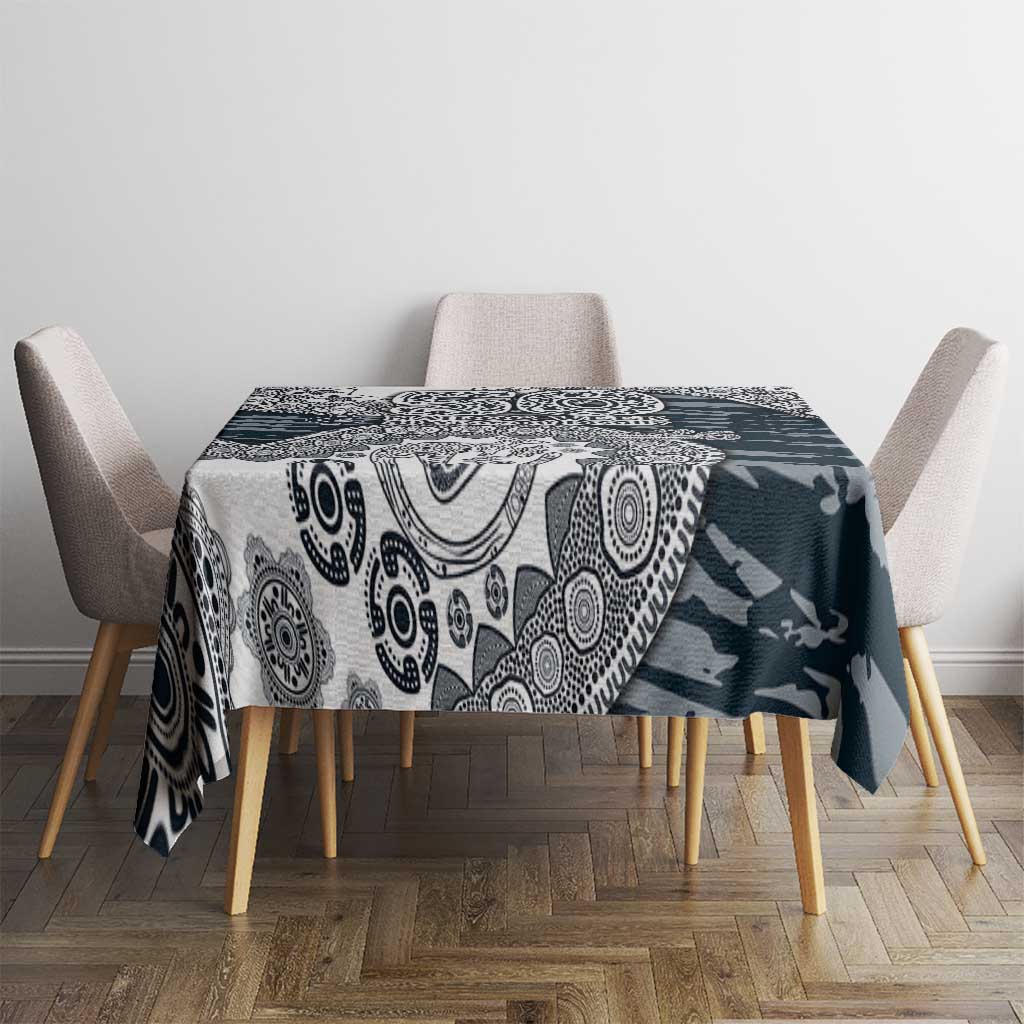 Carlton Blues NAIDOC Week 2026 Tablecloth Australian Aboriginal Dot Art Dreamtime Pattern Style