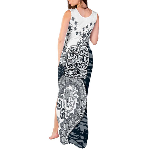 Carlton Blues NAIDOC Week 2026 Tank Maxi Dress Australian Aboriginal Dot Art Dreamtime Pattern Style
