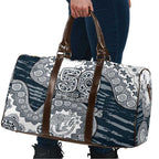 Carlton Blues NAIDOC Week 2026 Travel Bag Australian Aboriginal Dot Art Dreamtime Pattern Style