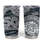 Carlton Blues NAIDOC Week 2026 Tumbler Cup Australian Aboriginal Dot Art Dreamtime Pattern Style
