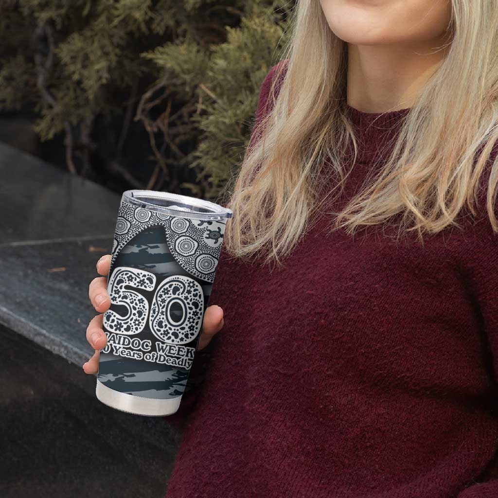 Carlton Blues NAIDOC Week 2026 Tumbler Cup Australian Aboriginal Dot Art Dreamtime Pattern Style