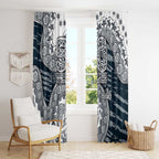 Carlton Blues NAIDOC Week 2026 Window Curtain Australian Aboriginal Dot Art Dreamtime Pattern Style