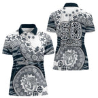 Carlton Blues NAIDOC Week 2026 Women Polo Shirt Australian Aboriginal Dot Art Dreamtime Pattern Style