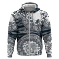 Carlton Blues NAIDOC Week 2026 Zip Hoodie Australian Aboriginal Dot Art Dreamtime Pattern Style