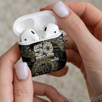 Collingwood Magpies NAIDOC Week 2026 AirPods Case Australian Aboriginal Dot Art Dreamtime Pattern Style