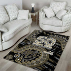 Collingwood Magpies NAIDOC Week 2026 Area Rug Australian Aboriginal Dot Art Dreamtime Pattern Style