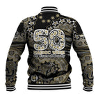 Collingwood Magpies NAIDOC Week 2026 Baseball Jacket Australian Aboriginal Dot Art Dreamtime Pattern Style