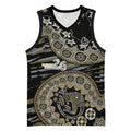 Collingwood Magpies NAIDOC Week 2026 Basketball Jersey Australian Aboriginal Dot Art Dreamtime Pattern Style