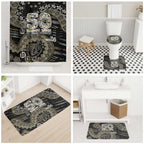 Collingwood Magpies NAIDOC Week 2026 Bathroom Set Australian Aboriginal Dot Art Dreamtime Pattern Style
