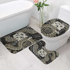 Collingwood Magpies NAIDOC Week 2026 Bathroom Set Australian Aboriginal Dot Art Dreamtime Pattern Style