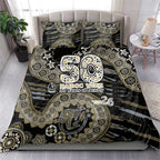 Collingwood Magpies NAIDOC Week 2026 Bedding Set Australian Aboriginal Dot Art Dreamtime Pattern Style