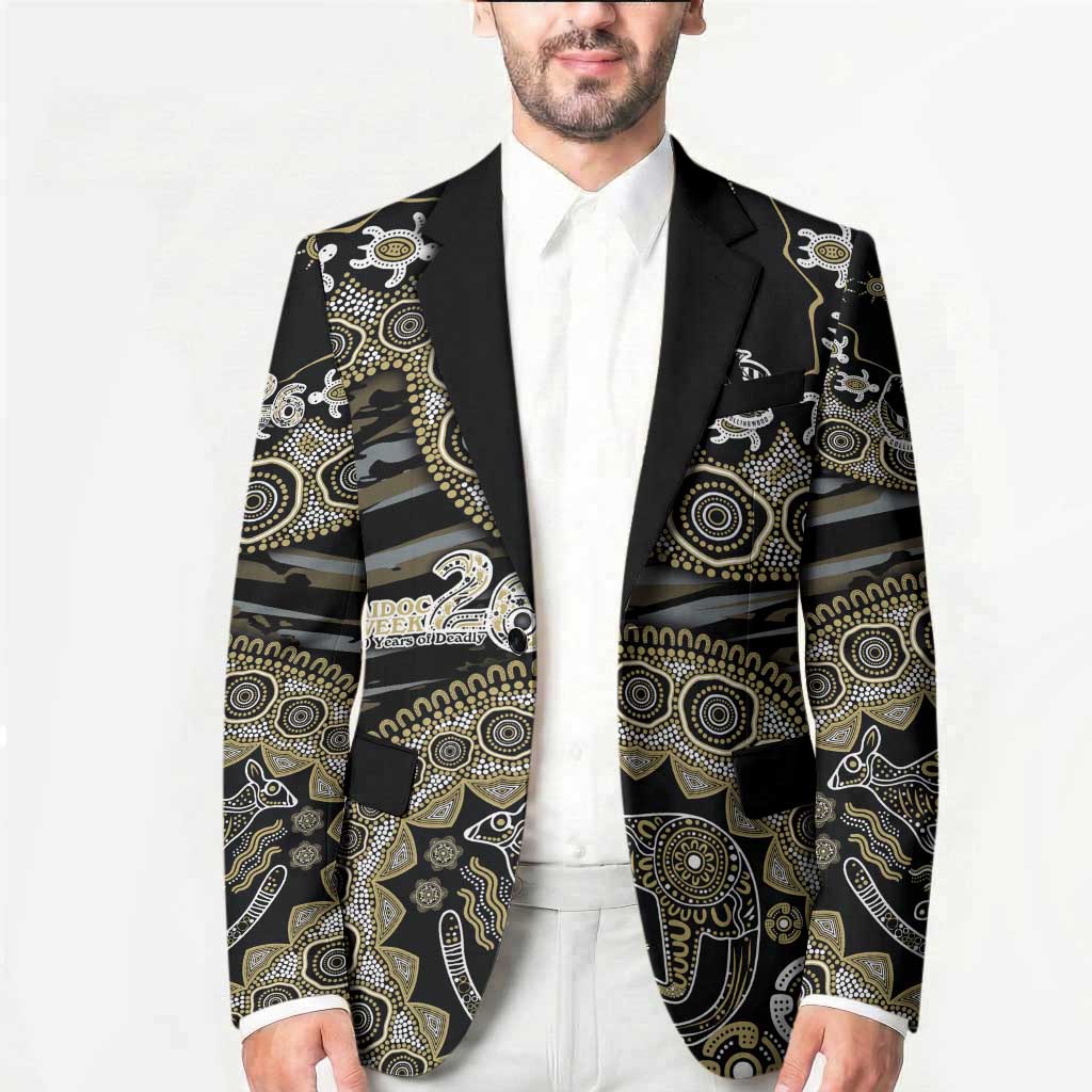 Collingwood Magpies NAIDOC Week 2026 Blazer Australian Aboriginal Dot Art Dreamtime Pattern Style