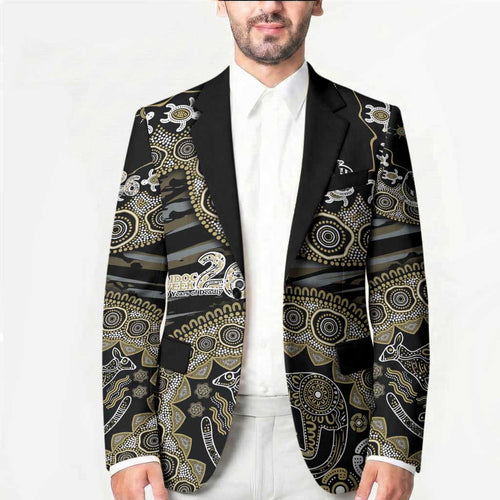 Collingwood Magpies NAIDOC Week 2026 Blazer Australian Aboriginal Dot Art Dreamtime Pattern Style