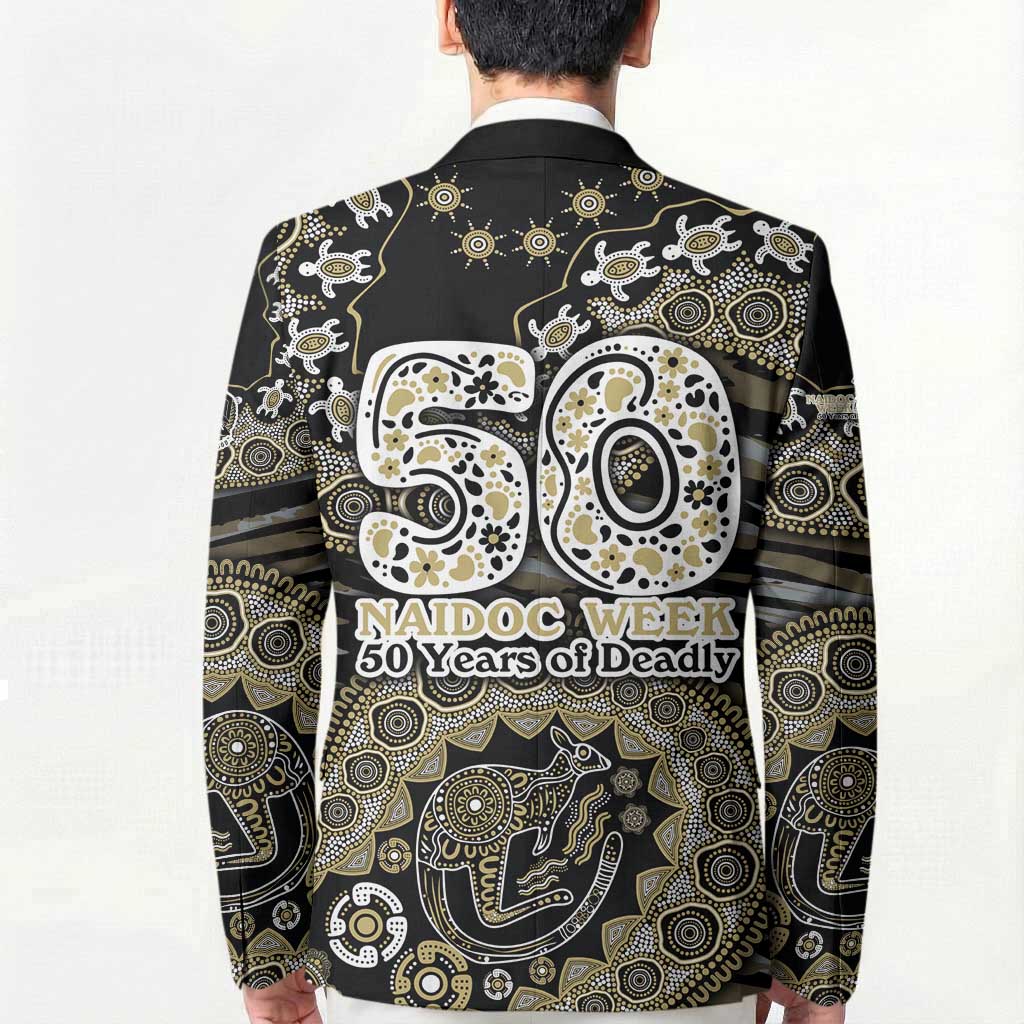Collingwood Magpies NAIDOC Week 2026 Blazer Australian Aboriginal Dot Art Dreamtime Pattern Style