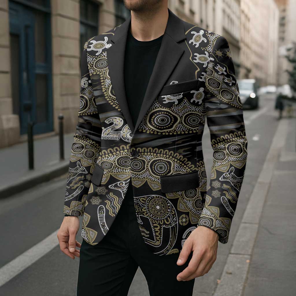 Collingwood Magpies NAIDOC Week 2026 Blazer Australian Aboriginal Dot Art Dreamtime Pattern Style