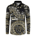 Collingwood Magpies NAIDOC Week 2026 Button Sweatshirt Australian Aboriginal Dot Art Dreamtime Pattern Style