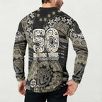 Collingwood Magpies NAIDOC Week 2026 Button Sweatshirt Australian Aboriginal Dot Art Dreamtime Pattern Style